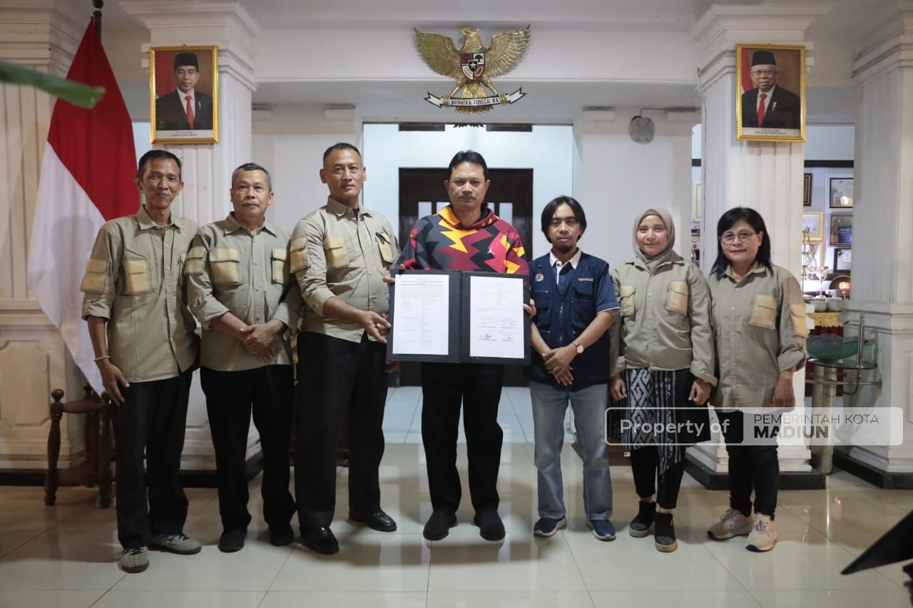 Foto 1 dari 13: Sambut Tim Verifikator Proklim, Wali Kota Optimis Kota Madiun Dapat Penghargaan Lagi