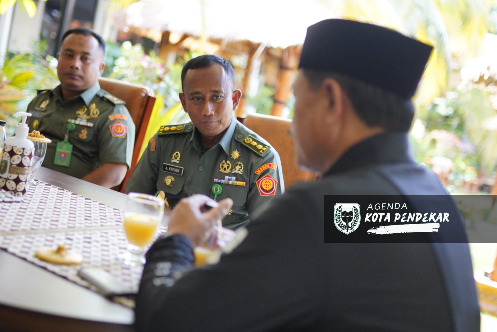 Foto 2 dari 6: Kepala Pengadilan Militer Berganti, Temui Wali Kota Maidi Untuk Bersilaturahmi