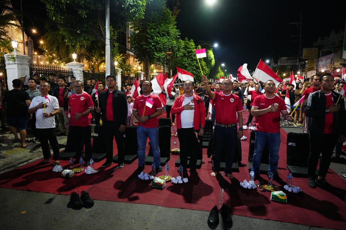 Nobar Timnas Lagi, Pj Wali Kota: Ini Bentuk Nasionalisme Kita Semua