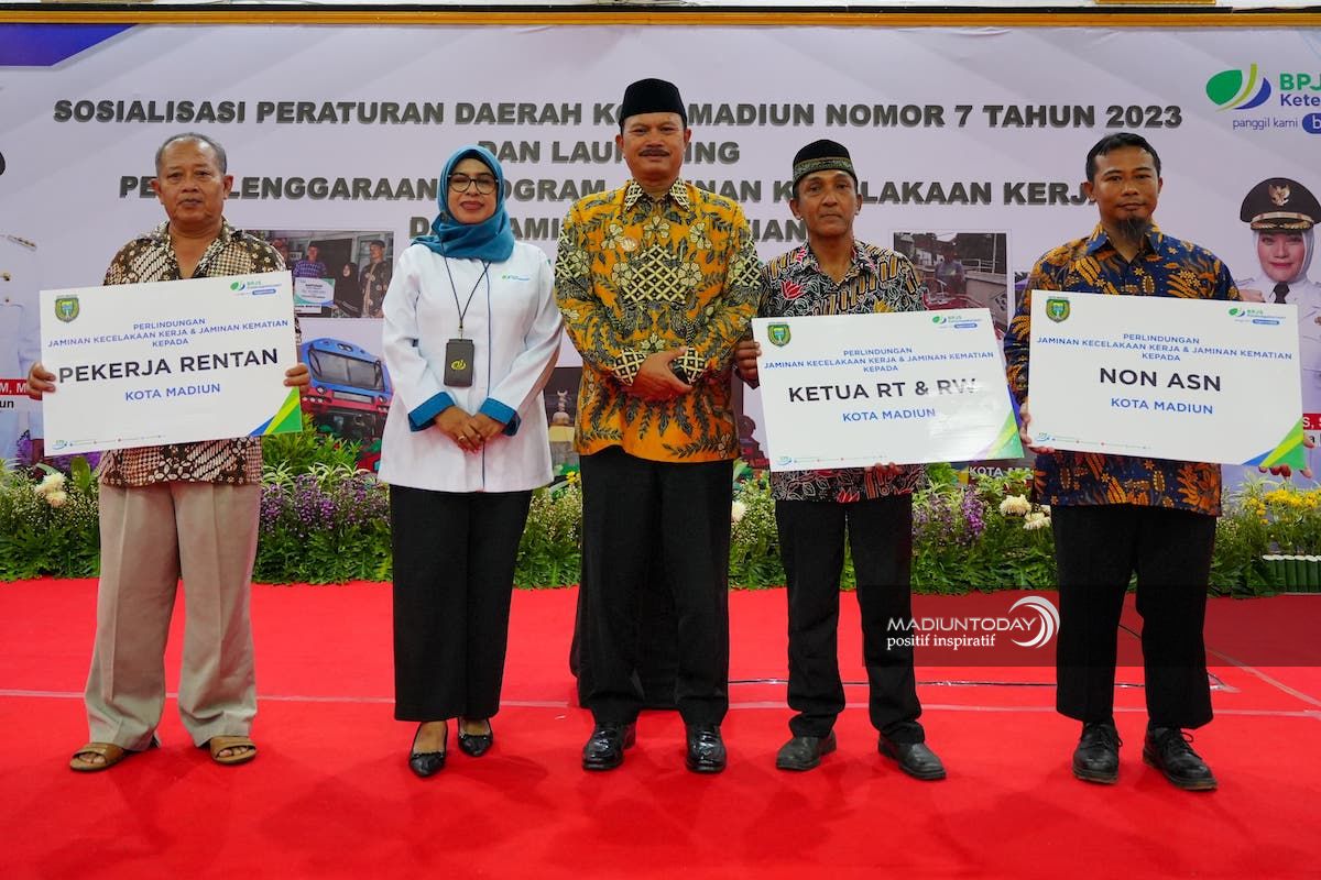Anggarkan Hingga Rp 4 Miliar, Pemkot Madiun Perluas Cakupan JKK Dan JKM