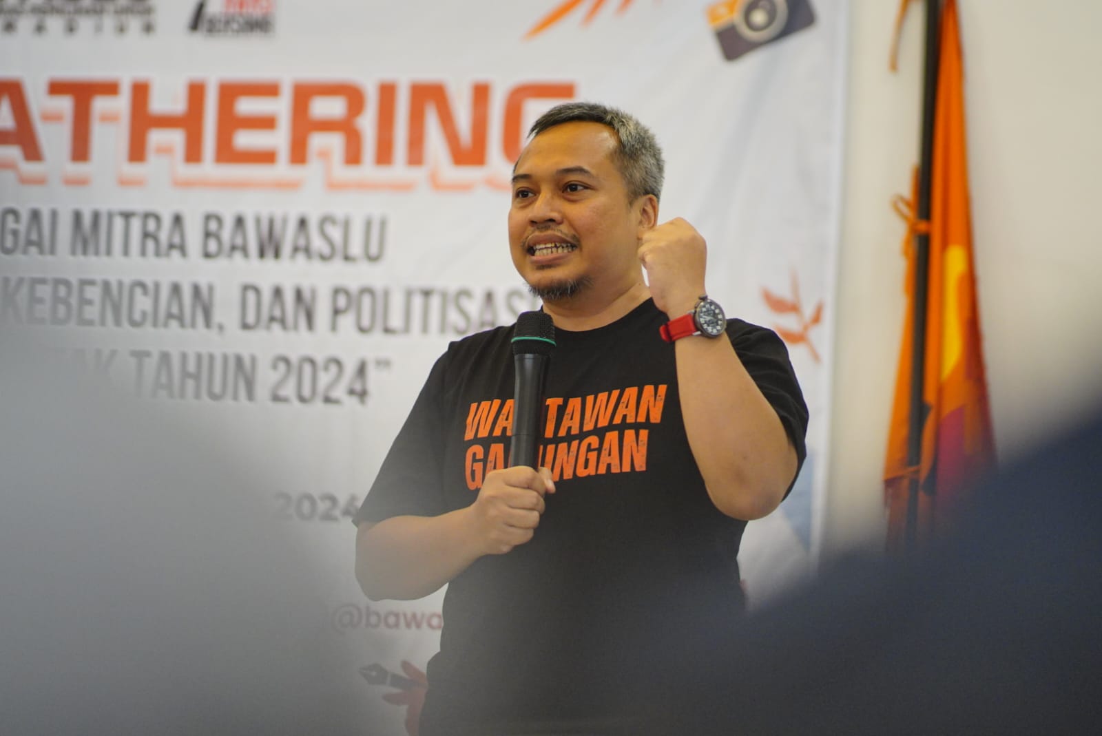 Foto 1 dari 5: Gandeng Rekan Media, Bawaslu Ajak Tangkal Hoax, Ujaran Kebencian, Dan Politisasi SARA Dalam Pilkada 2024