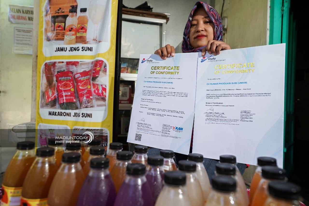 Foto utama berita: Miliki Sertifikat Keamanan Pangan Standar Internasional, Jamu Sri Maryani Siap Rambah Pasar Global
