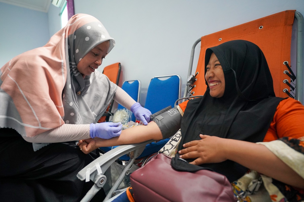 Foto 1 dari 6: Stok Darah Menipis, PMI Kota Madiun Imbau Warga Agar Lakukan Donor Darah