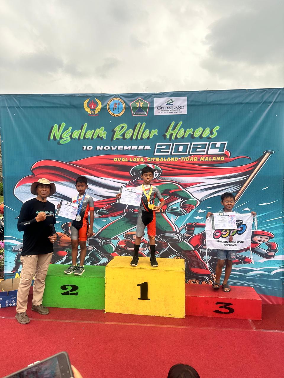Foto 3 dari 16: 13 Atlet Perserosi Bawa Pulang Medali Emas di Ajang Ngalam Roller Heroes