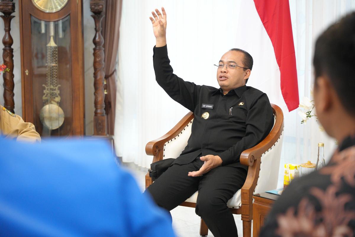 Foto 1 dari 7: Ingin Gelar Deklarasi Damai, Cipayung Plus Madiun Audiensi Dengan Pj Wali Kota