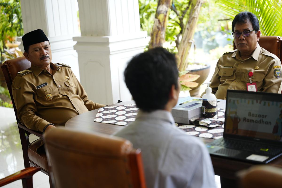 Foto 3 dari 8: Bakal Ada Event Besar di Ramadan dan Lebaran, Wali Kota Gelar Tiga Audiensi Sekaligus Bahas Kegiatan