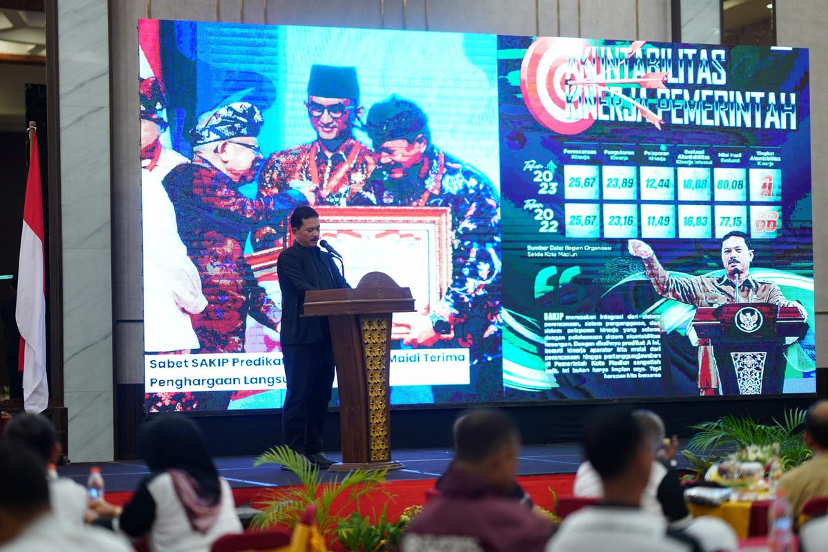 Foto 4 dari 9: Sabet Predikat A Pada 2023, Wali Kota Targetkan SAKIP Kota Madiun Raih AA Tahun Depan