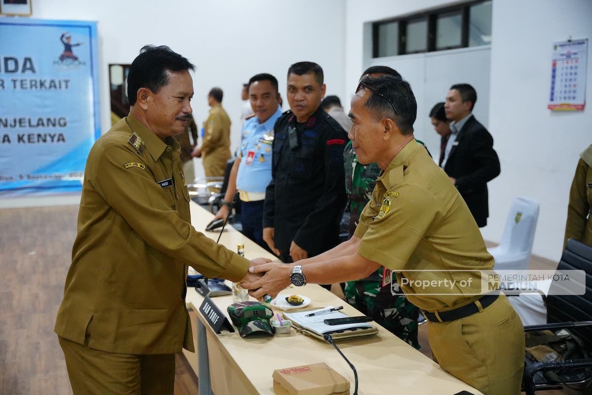 Foto 8 dari 8: Kenya Bakal Berkunjung ke Kota Madiun, Wali Kota Pimpin Rakor Persiapkan Penyambutan