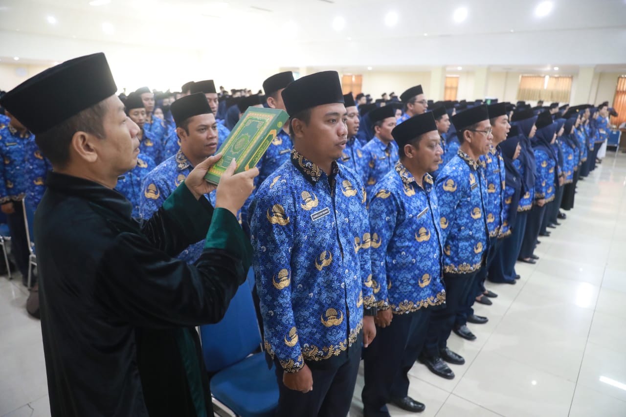 Pengambilan Sumpah Jabatan dan Pelantikan PPPK, Wali Kota Dr. Maidi: Apa yang Diucapkan Harus Dijalankan