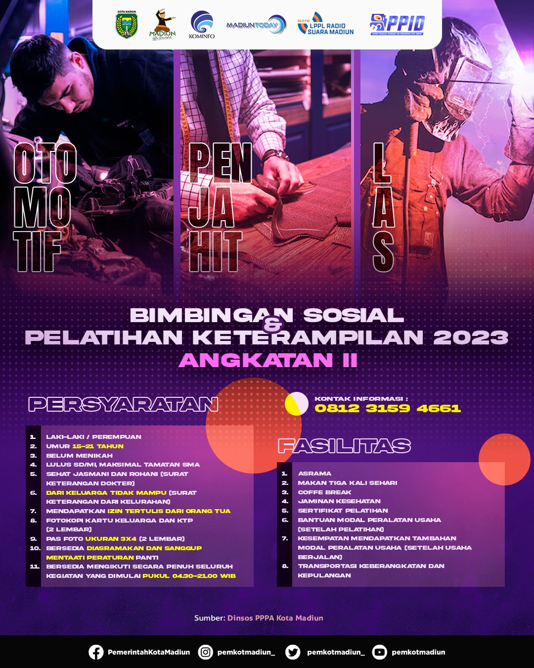 Bukan Pelatihan Kerja Sembarangan, Selesai Pelatihan Dapat Bantuan Modal Peralatan