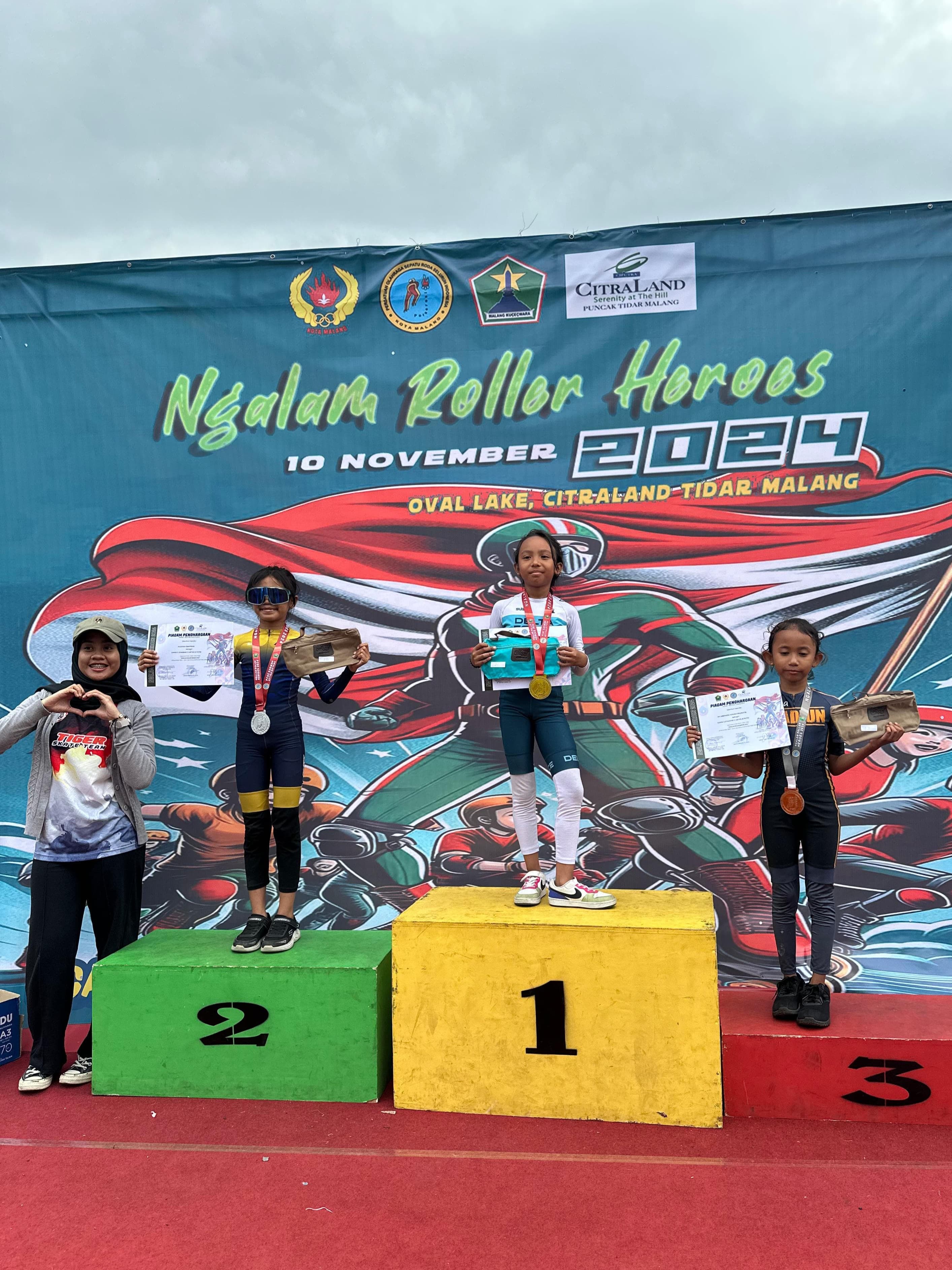 Foto 1 dari 16: 13 Atlet Perserosi Bawa Pulang Medali Emas di Ajang Ngalam Roller Heroes