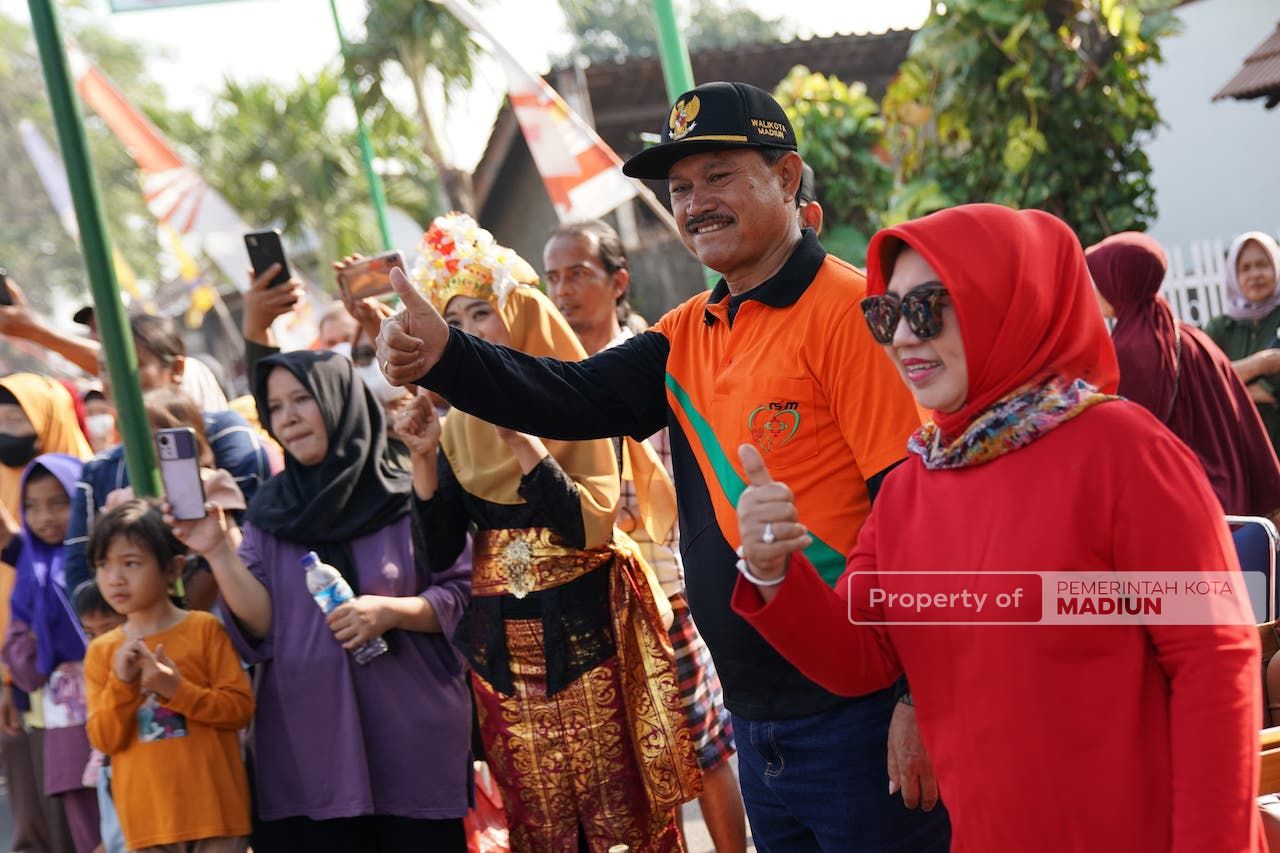 Berangkatkan Karnaval Kelurahan Taman, Wali Kota: Bisa Jadi Ajang Hiburan Sekaligus Geliatkan Perekonomian
