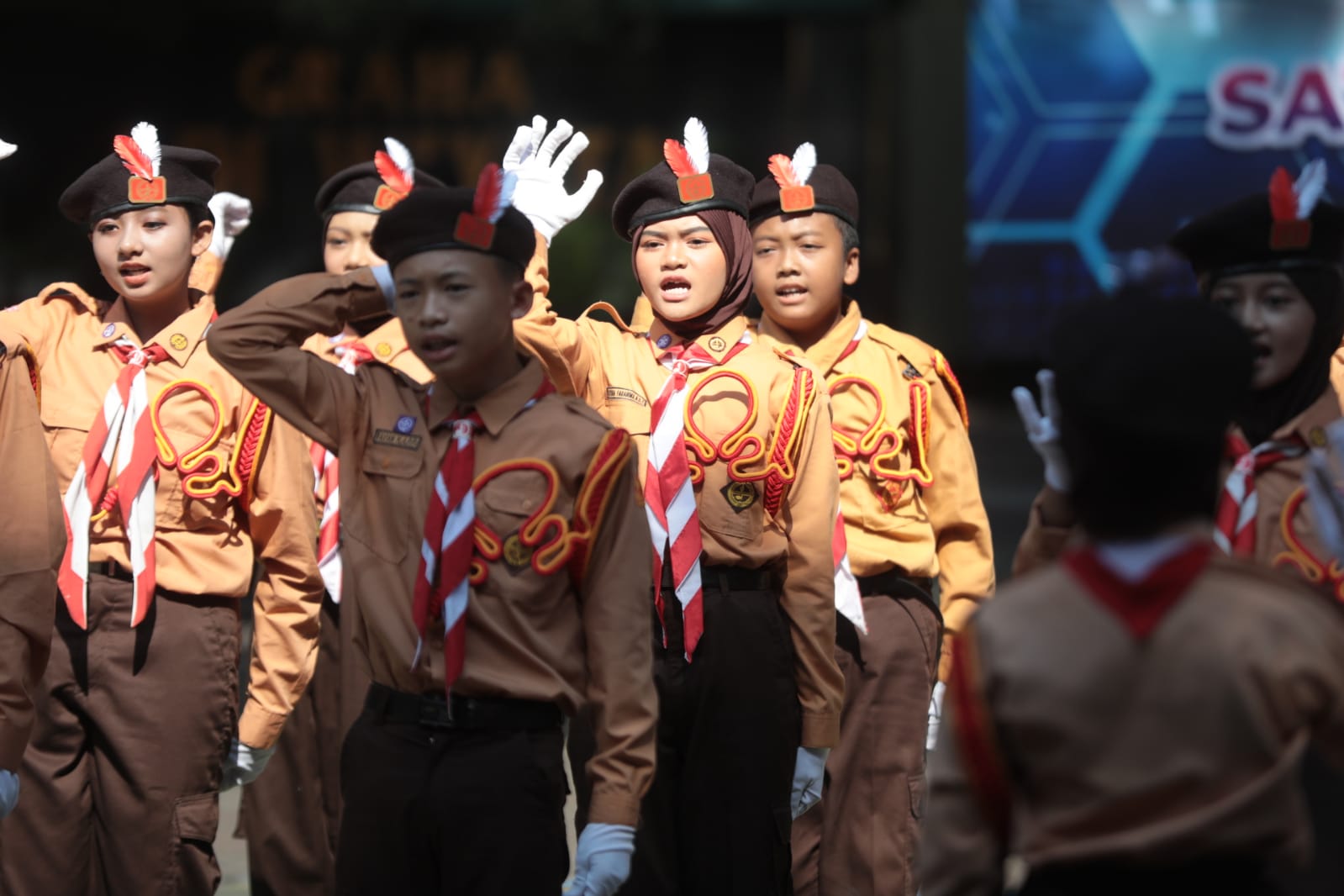 Foto 13 dari 13: Keluar Sebagai Juara Pertama, Regu Pocil dari Kartoharjo Berhak Maju Wakili Kota Madiun di Tingkat Provinsi