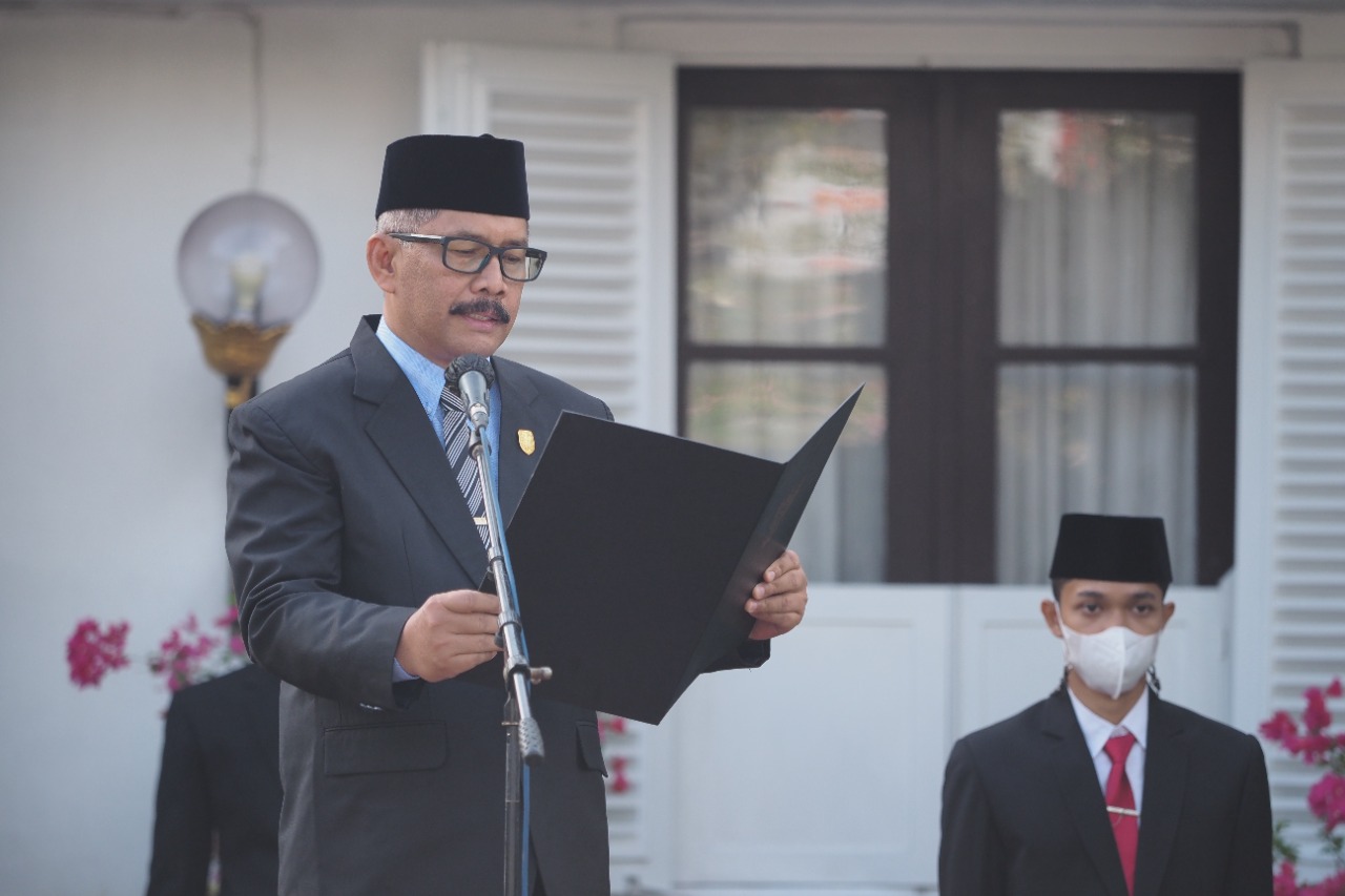 Foto 7 dari 10: Wali Kota Pimpin Upacara Hari Kesaktian Pancasila