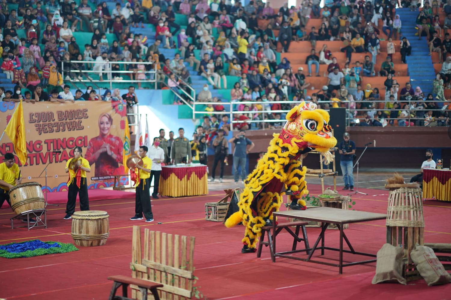 Foto 7 dari 10: Buka Lion Dance Festival Walikota Madiun Cup, Wali Kota Harap Peserta Junjung Sportivitas