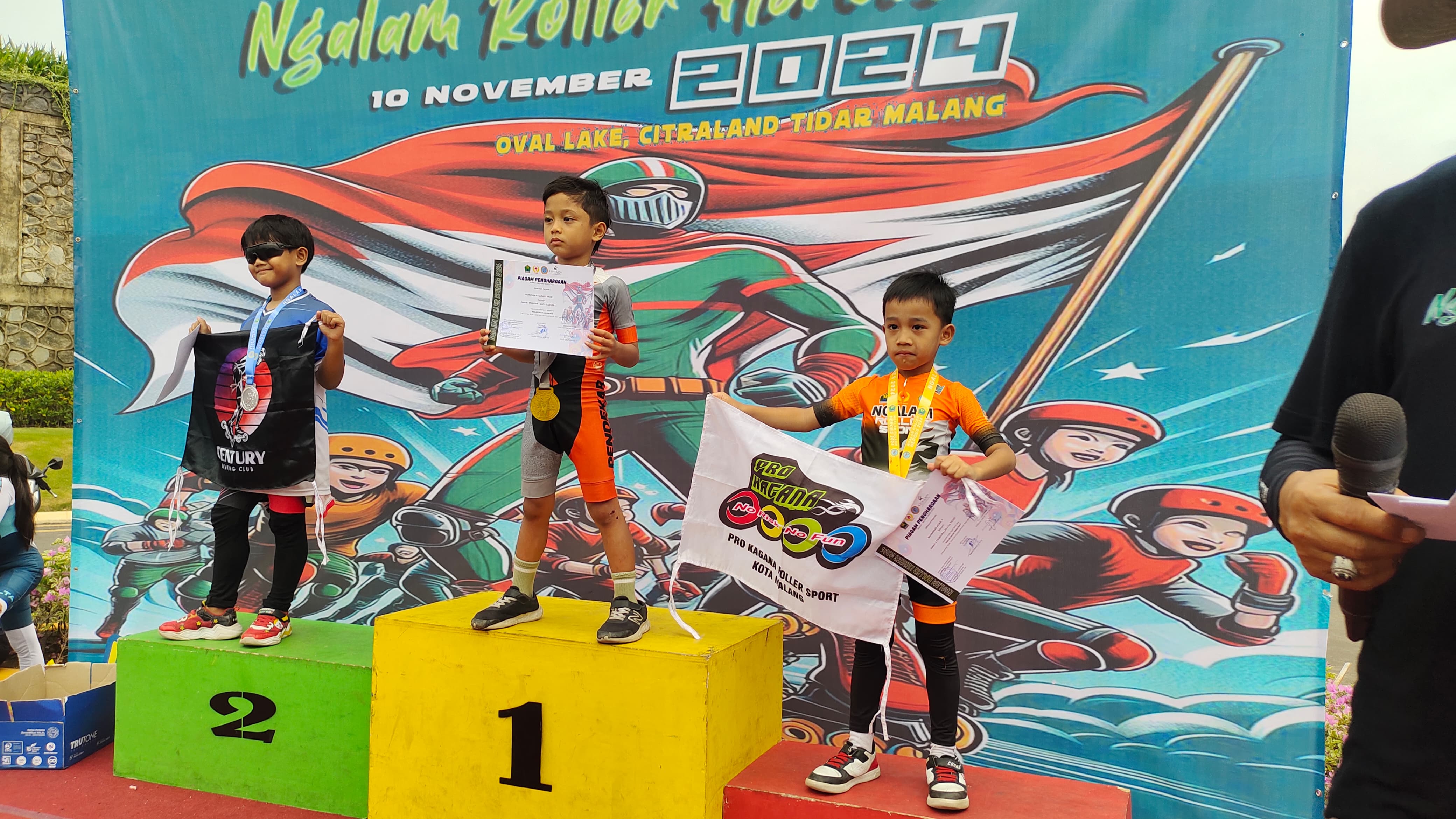Foto 15 dari 16: 13 Atlet Perserosi Bawa Pulang Medali Emas di Ajang Ngalam Roller Heroes