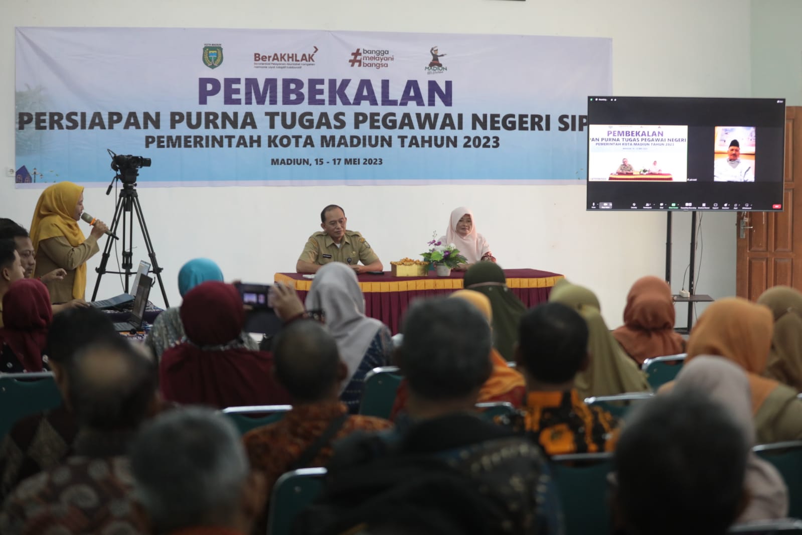 Foto 1 dari 7: Pembekalan Purna Tugas ASN, Wali Kota Maidi Pesan Agar Pensiunan Tetap Produktif