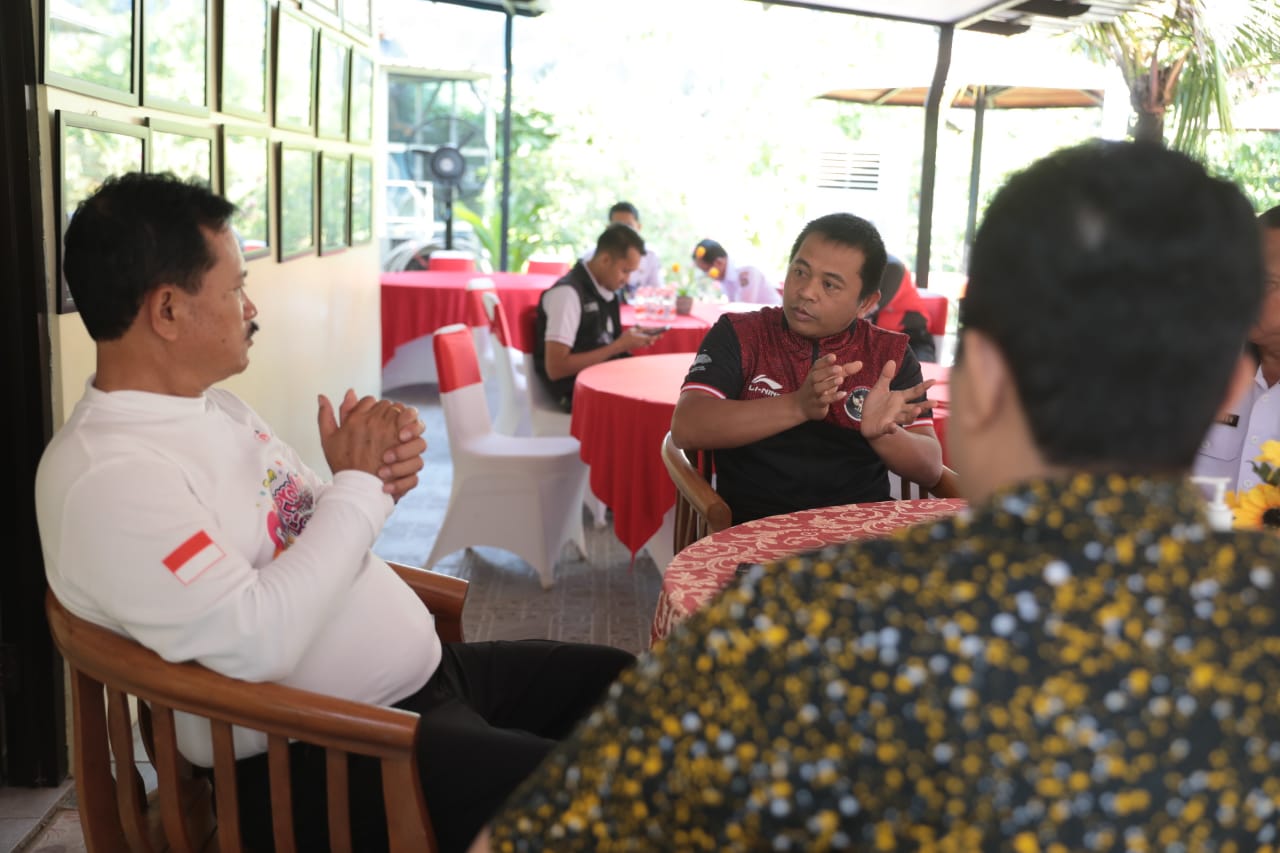Foto 4 dari 5: Ingin Gelar Liga Voli Nasional Di Kota Madiun, PBVSI Audiensi Dengan Wali Kota