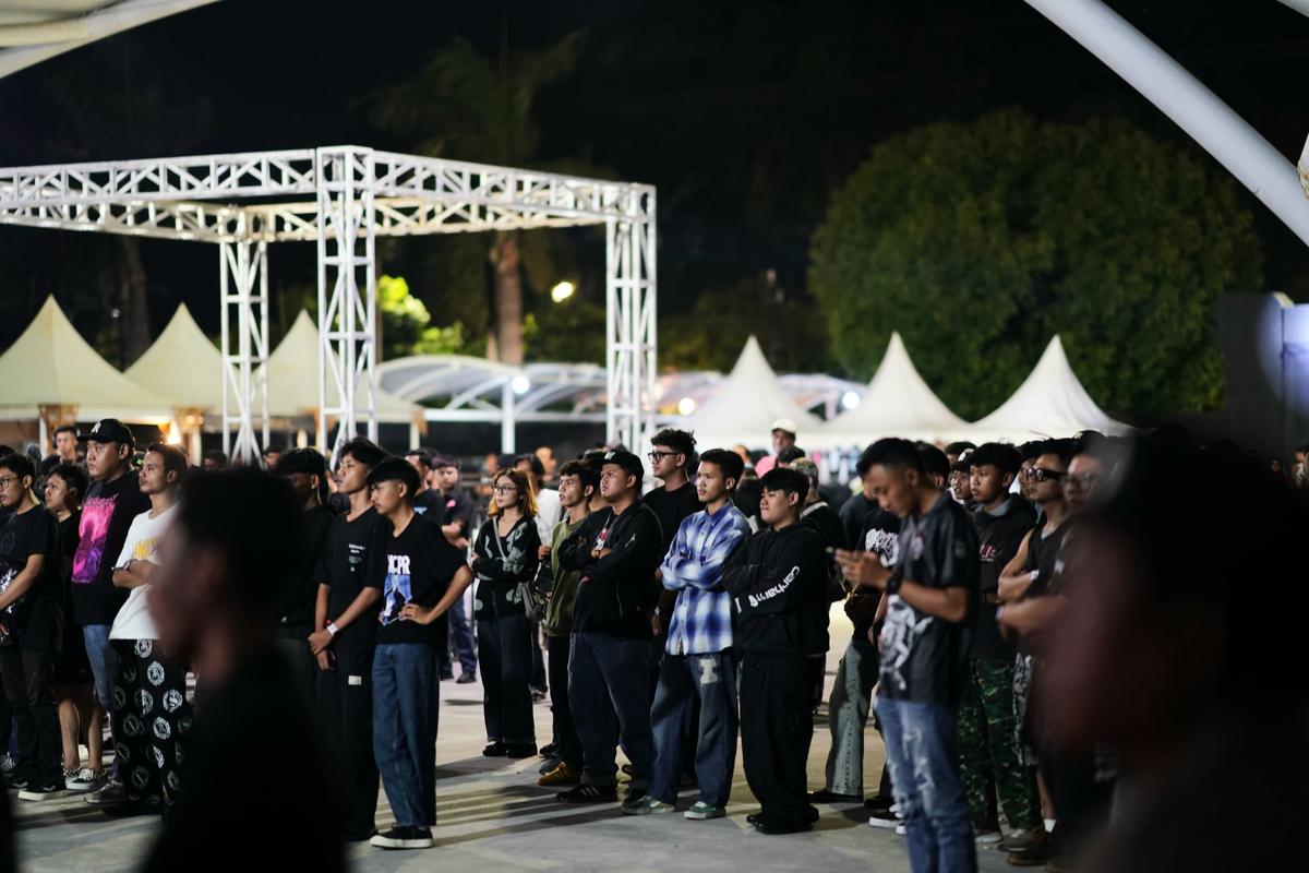 Foto 18 dari 19: Road To Rockamination 3, Musik Cadas Menggema di Pusat Kota