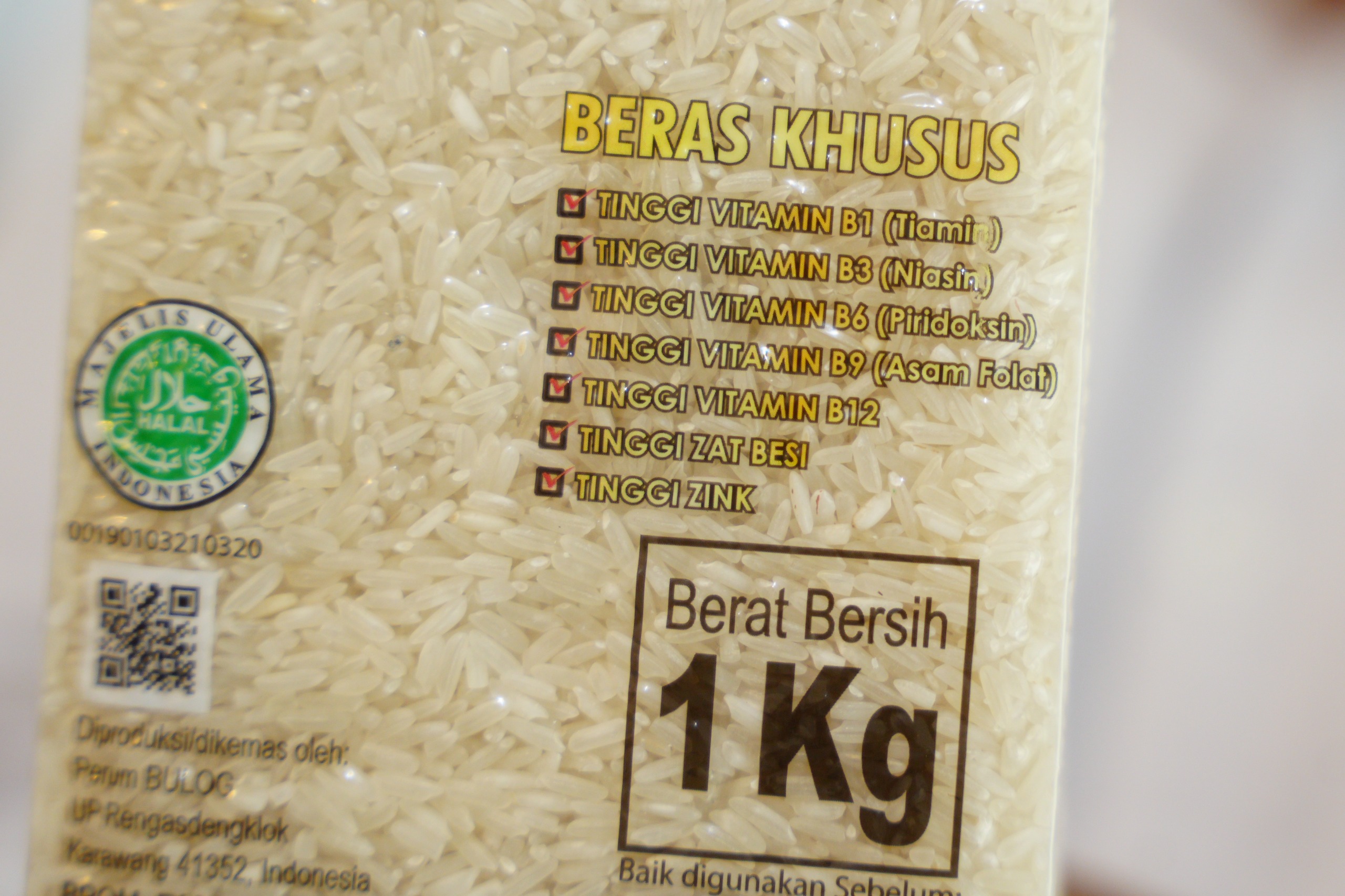 Foto 1 dari 1: Tinggi Vitamin Dan Mineral, Bulog Upayakan Pencegahan Stunting Lewat Beras Fortivit