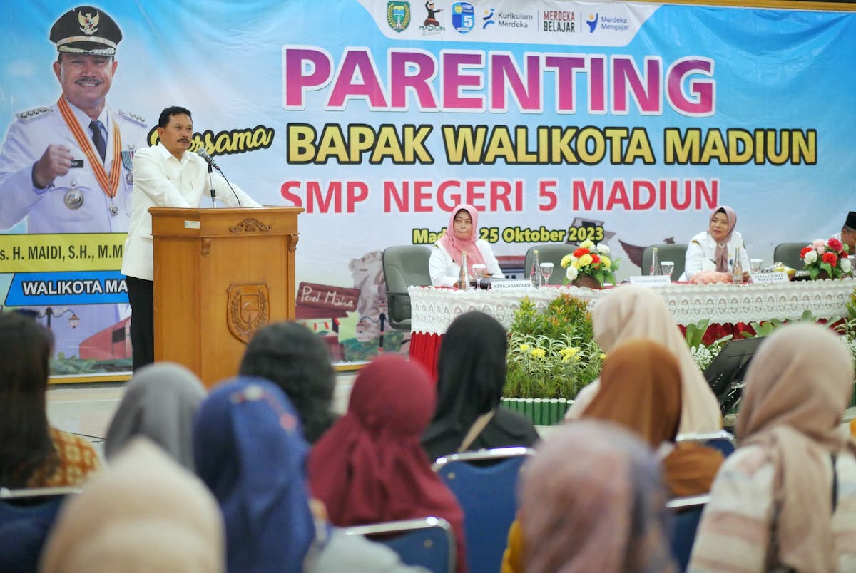 Beri Sosialisasi Program SMPN 5 Kota Madiun, Wali Kota Harap Siswa Optimal dalam Belajar
