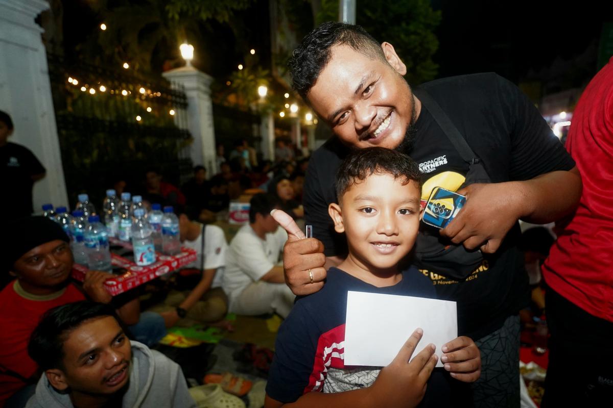 Foto 5 dari 9: Lagi, Pemkot Gelar Nobar Berhadiah, Pj Wali Kota: Ini Wujud Nasionalisme Kita Semua