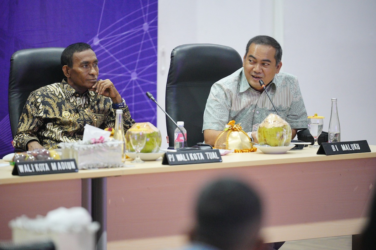 Foto 1 dari 8: Program Wartek Berhasil Tekan Inflasi, TPID Provinsi Maluku Datang untuk Studi