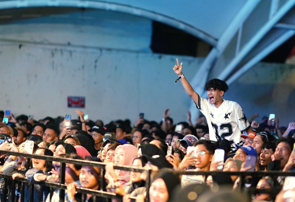 Foto 5 dari 19: Road To Rockamination 3, Musik Cadas Menggema di Pusat Kota