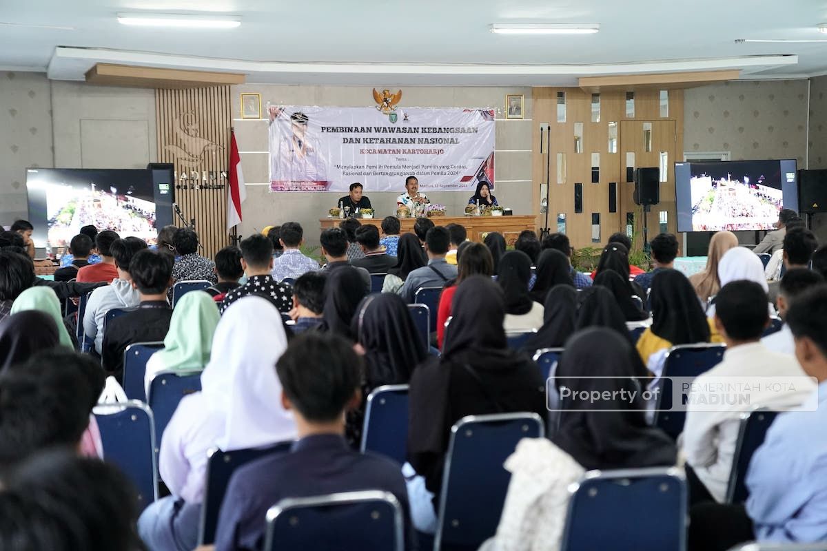 Foto 9 dari 9: Sosialisasi Wawasan Kebangsaan, Wali Kota Ajak Pemilih Pemula Jadi Generasi yang Cerdas dan Kritis