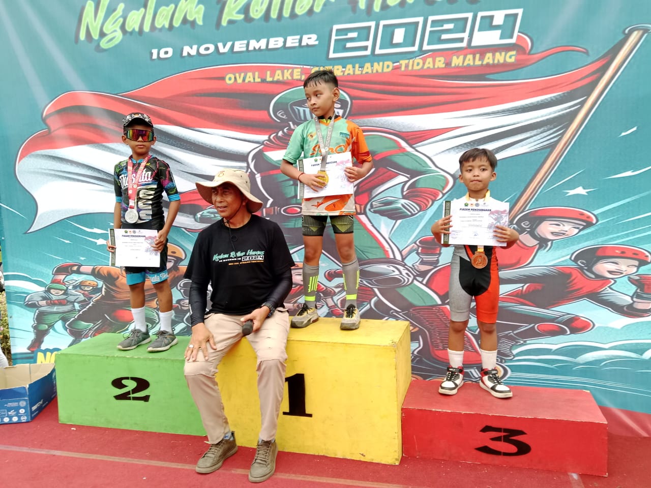 Foto 14 dari 16: 13 Atlet Perserosi Bawa Pulang Medali Emas di Ajang Ngalam Roller Heroes