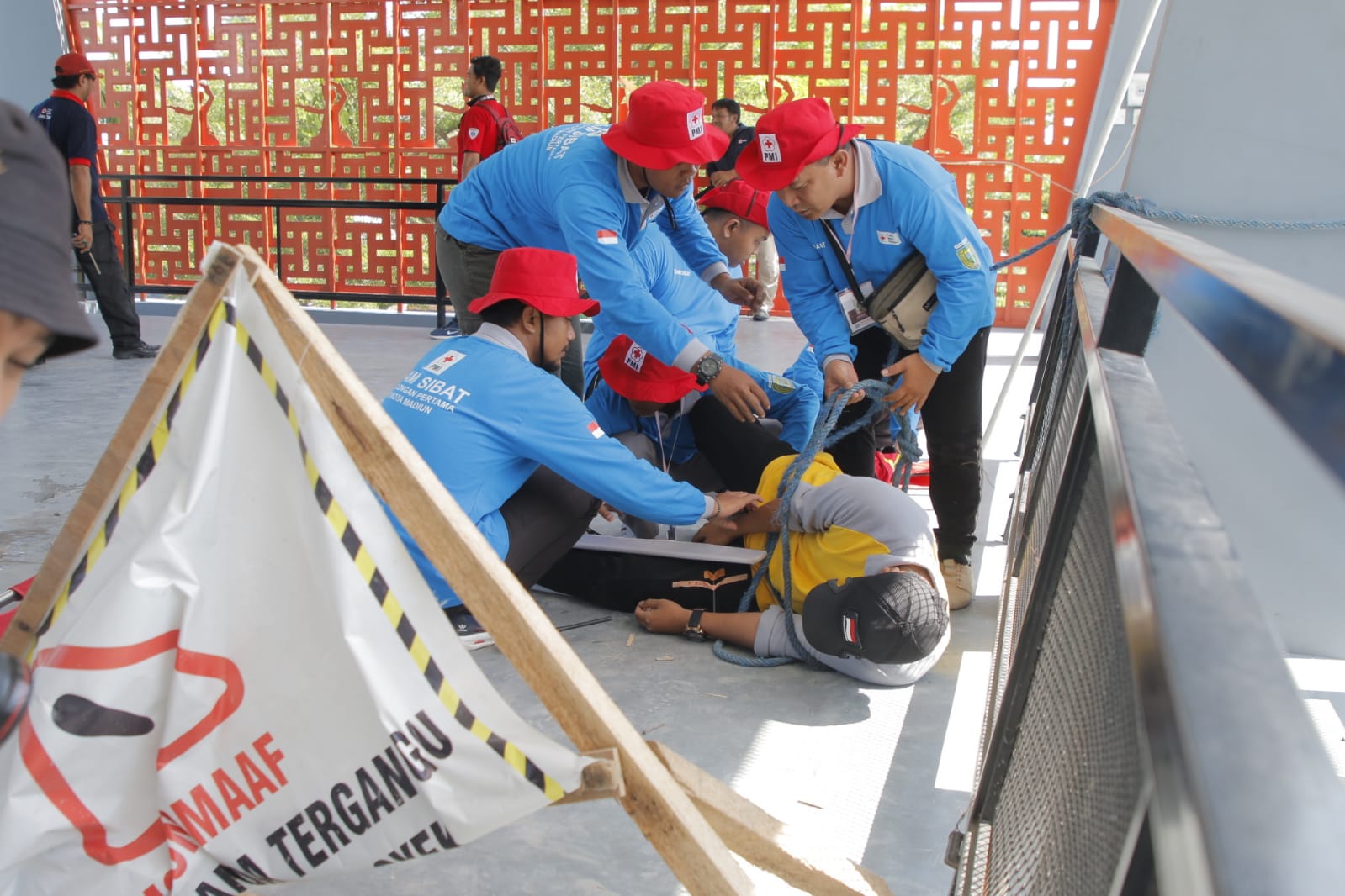 Foto 8 dari 15: Tingkatkan Kapasitas Relawan Sibat, PMI Kota Madiun Gelar Pelatihan