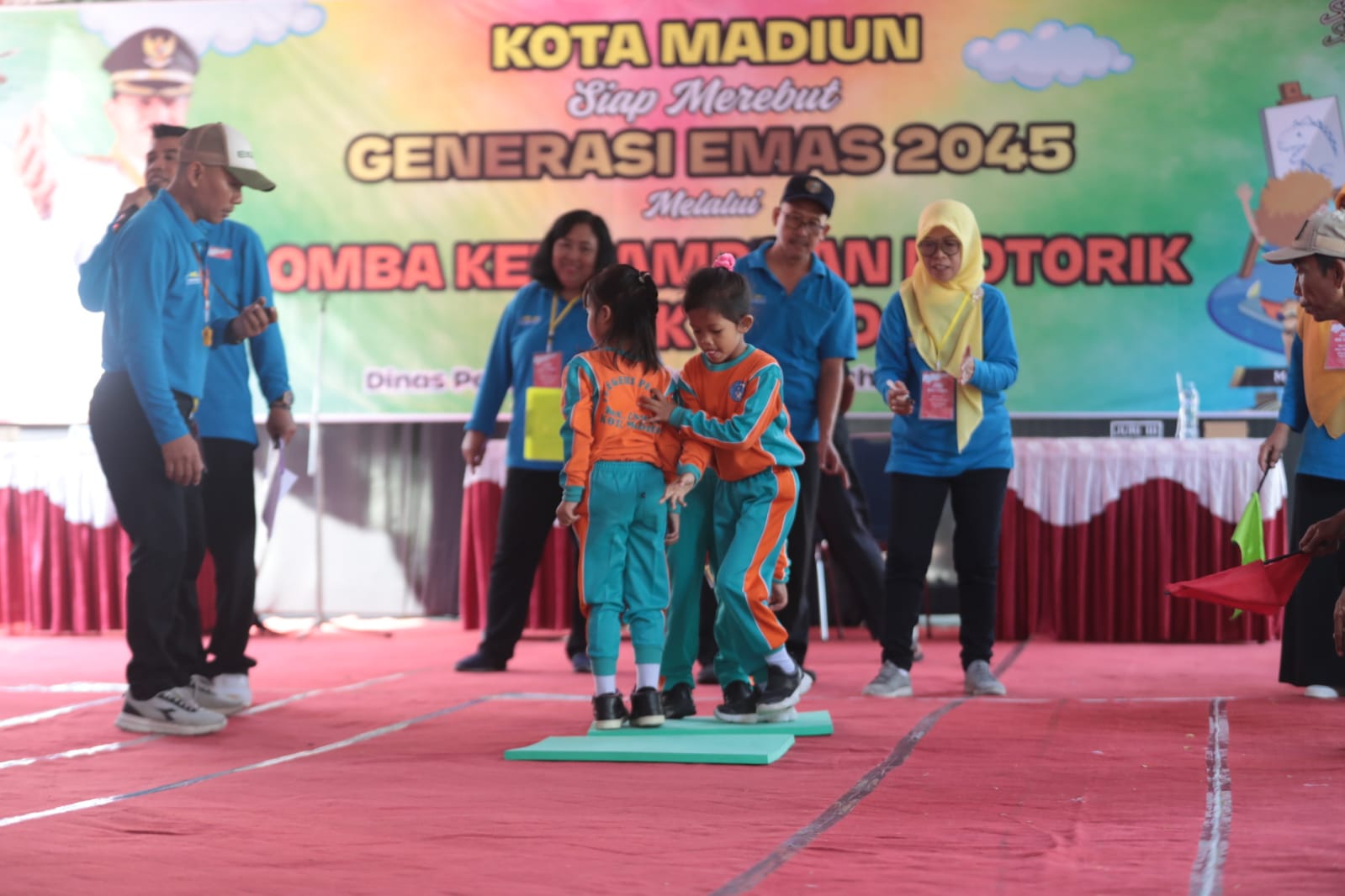 Foto 10 dari 10: Asah Keterampilan Motorik dan Tingkatkan Literasi Siswa PAUD, Dindik Kota Madiun Gelar Serangkaian Lomba