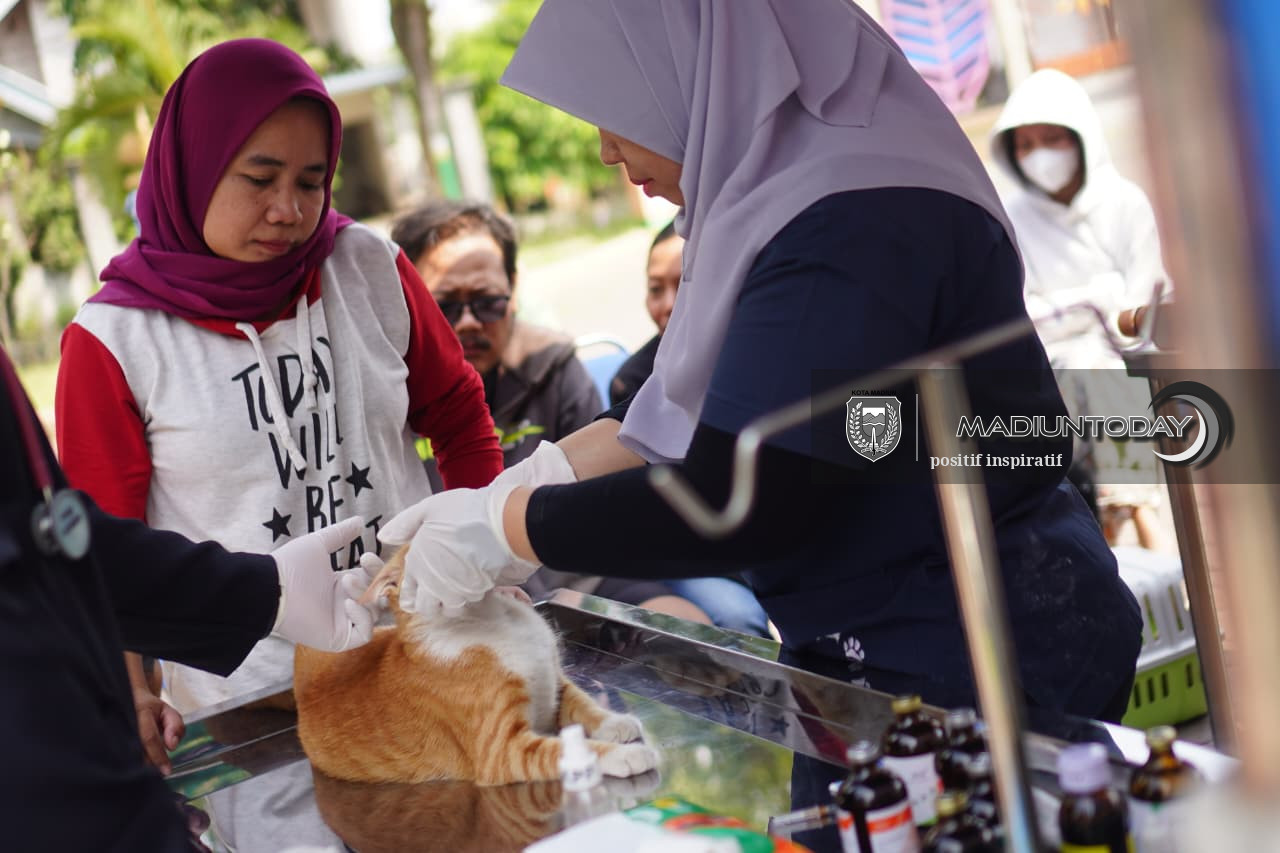 Foto 17 dari 19: Bukan Cuma yang Sakit, 100 Hewan Peliharaan Diperiksa Gratis di RTH Kanigoro