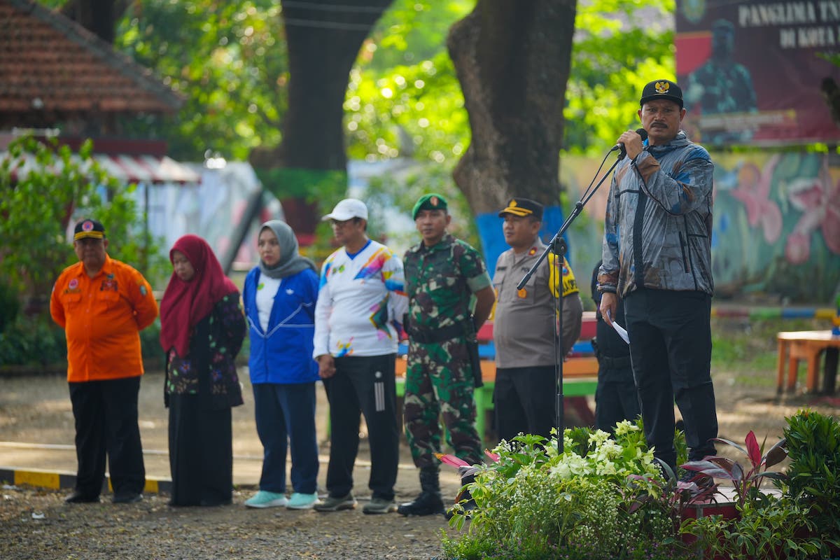 Foto 1 dari 8: Apel Siaga Bencana Hidrometeorologi, Wali Kota Imbau Tingkatkan Langkah Antisipasi