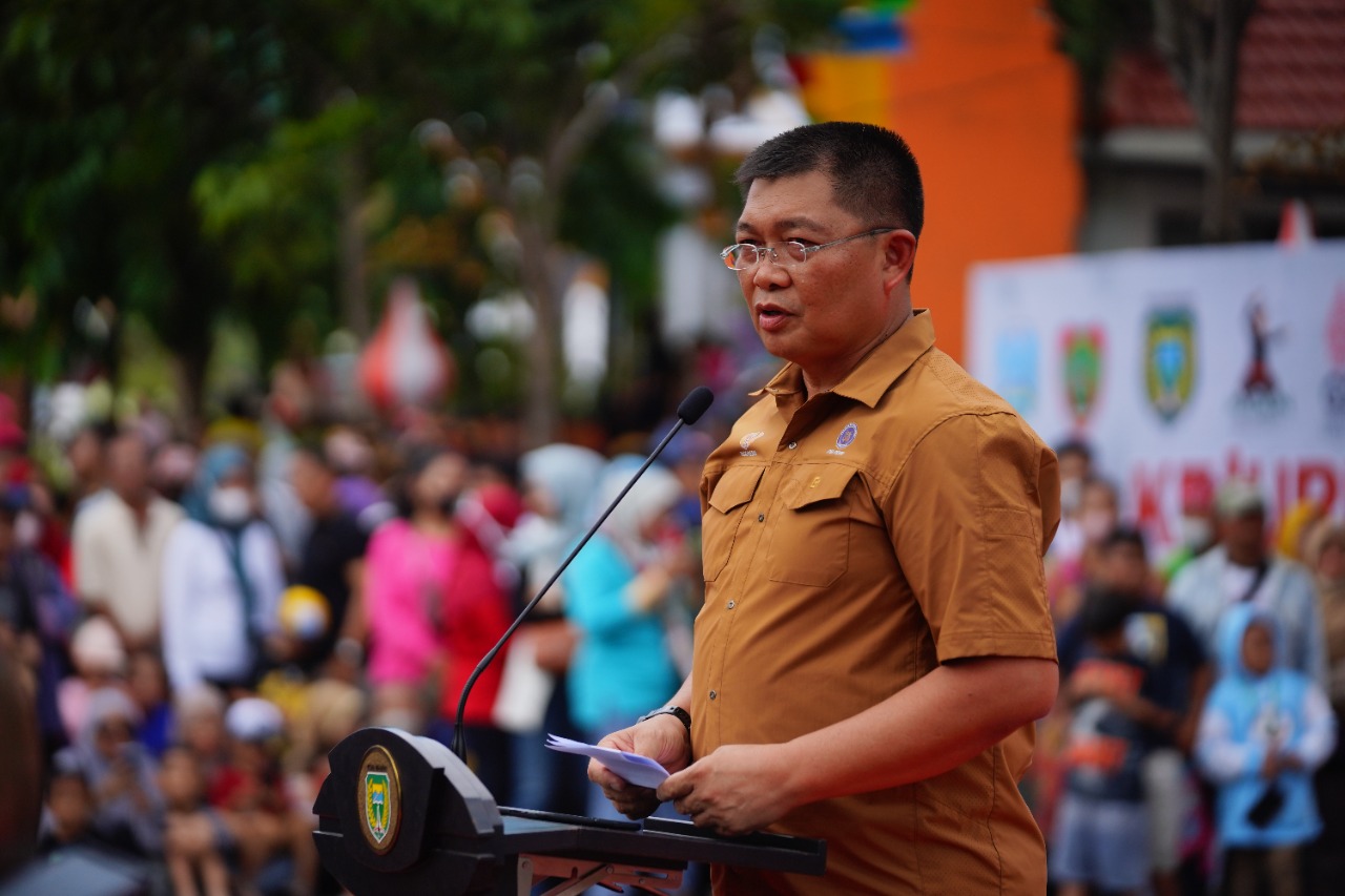 Foto 5 dari 10: Parade Nusantara Jadi Penanda Dibukanya Kejurnas Drum Band 2022