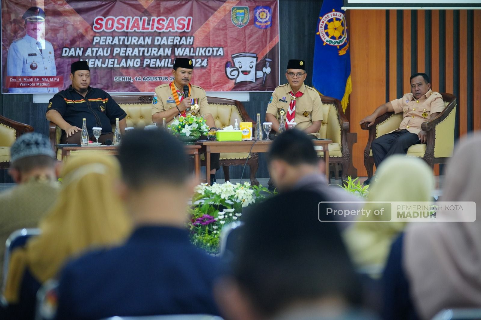 Sosialisasikan Perda Kepala Daerah Jelang Pemilu 2024, Wali Kota : Patuhi Aturan Yang Berlaku