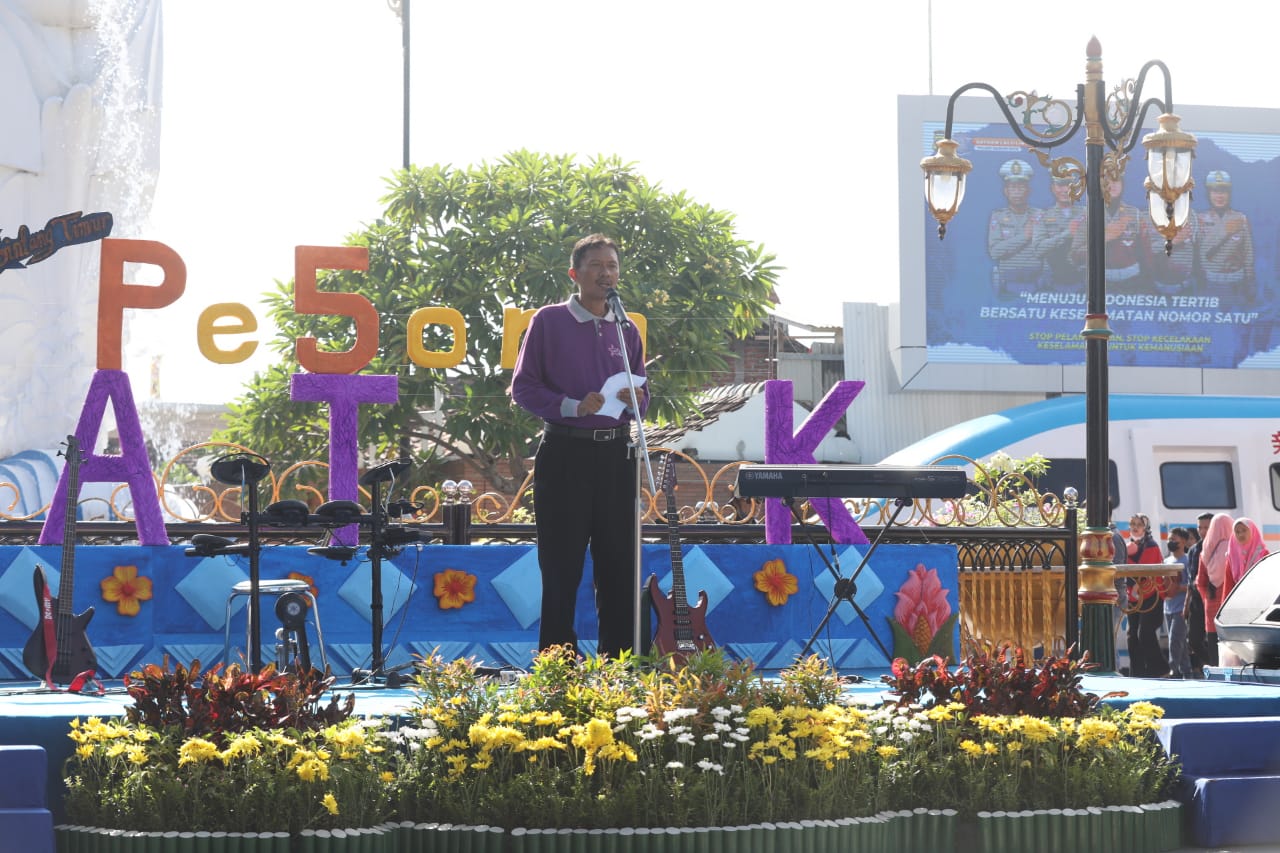 Foto 5 dari 14: Manfaatkan PSC, SMPN 11 Gelar Pentas Seni Hingga Pameran Kreasi Siswa