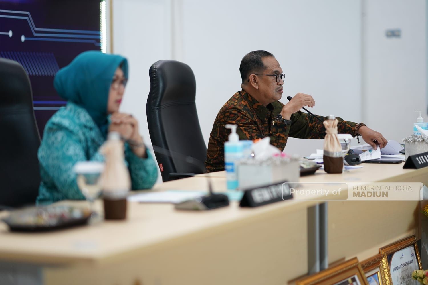 Foto 1 dari 9: Paparkan Materi ke Tim Provinsi, TPPS Kota Madiun Optimis Target Stunting di Angka 6 Persen Tercapai Tahun ini