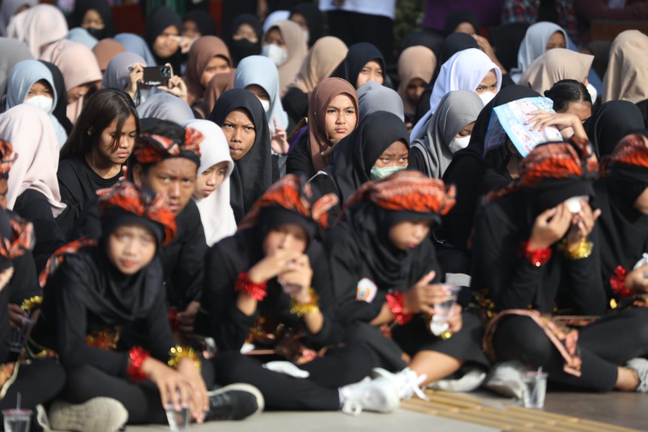Foto 12 dari 14: Manfaatkan PSC, SMPN 11 Gelar Pentas Seni Hingga Pameran Kreasi Siswa