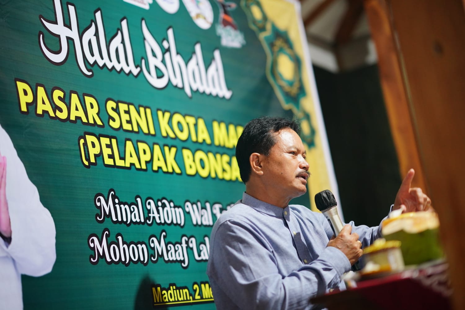 Foto utama berita: Hadiri Halal Bihalal Pasar Seni Tawangrejo, Wali Kota Imbau Pedagang Jaga Kerukunan