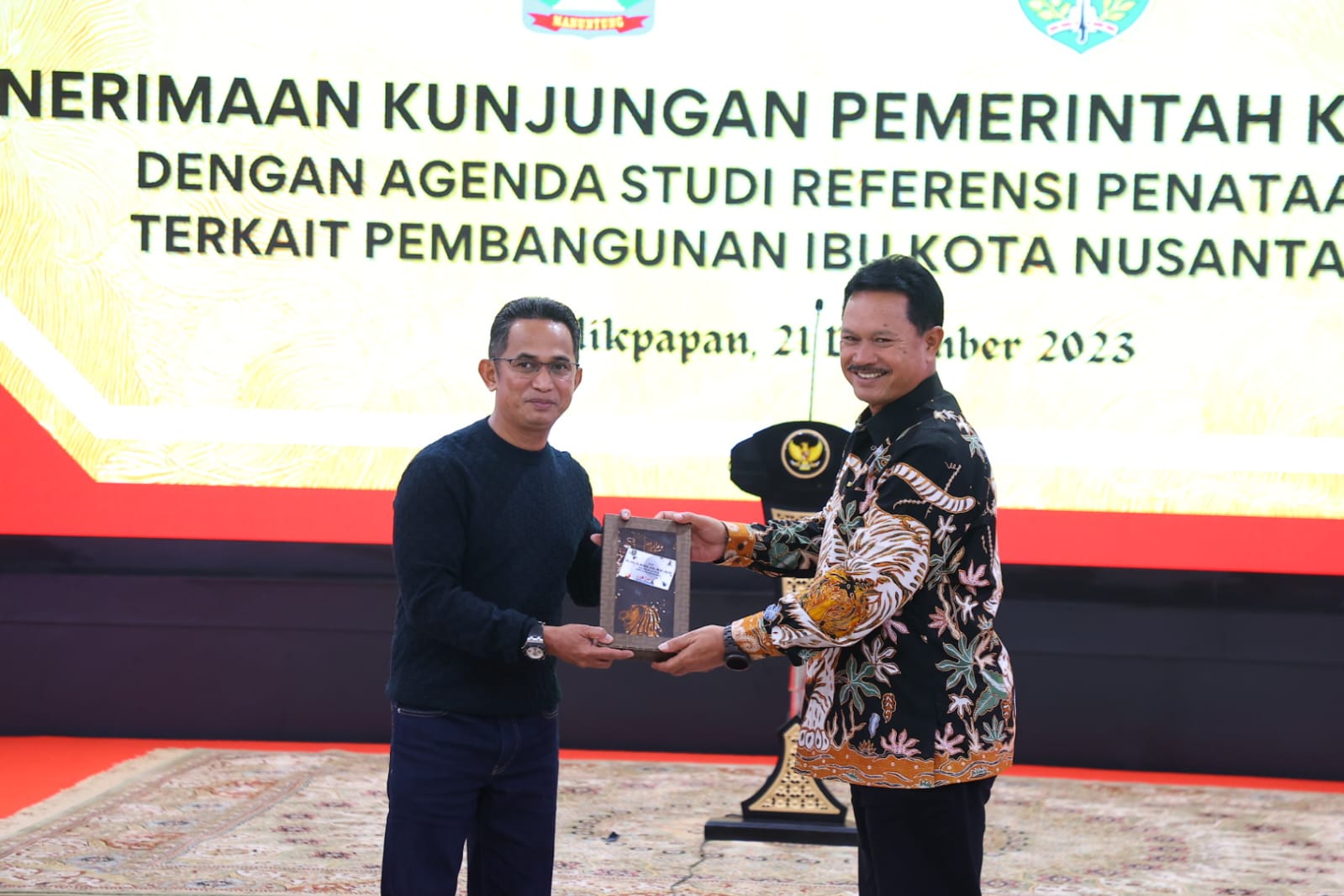 Lawatan Kerja Ke IKN, Wali Kota Maidi Gelar Silaturahmi Dengan Wali Kota Balikpapan