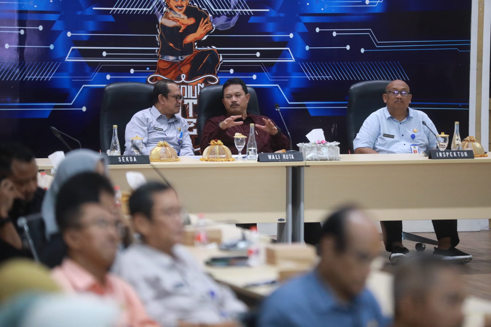 Foto 8 dari 10: Zoom Pencegahan Korupsi dengan KPK, Wali Kota Harap Pembinaan Semakin Ditingkatkan