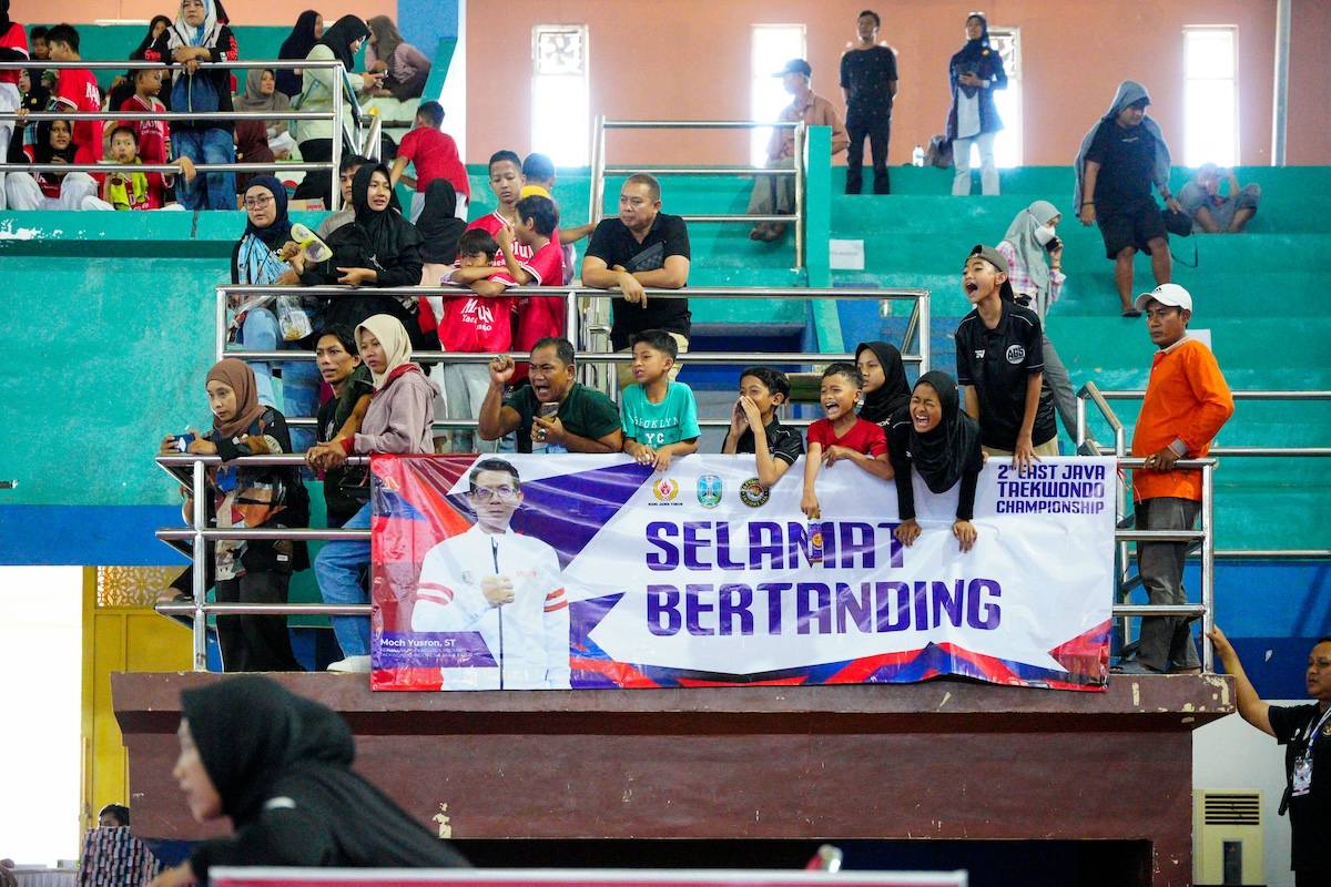 Foto 4 dari 9: Adu Teknik dan Skill Atlet Taekwondo di Kota Pendekar
