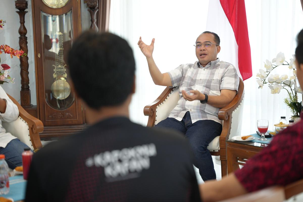 Foto 2 dari 8: Gelar Audiensi Bersama HIPMI, Pj Wali Kota Harap Event Akhir Tahun Bawa Kemeriahan untuk Kota Pendekar