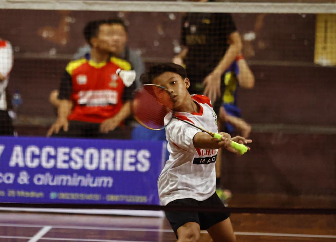 Foto 3 dari 9: Diikuti 358 Pemain, Kejurkot PBSI Sajikan Pertandingan Seru Lagi Menarik