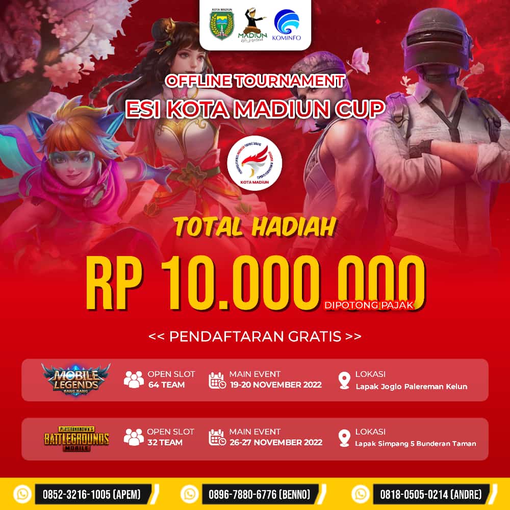 Turnamen E-Sport Kembali Mengemuka, Hari Ini Pendaftaran Mulai Dibuka