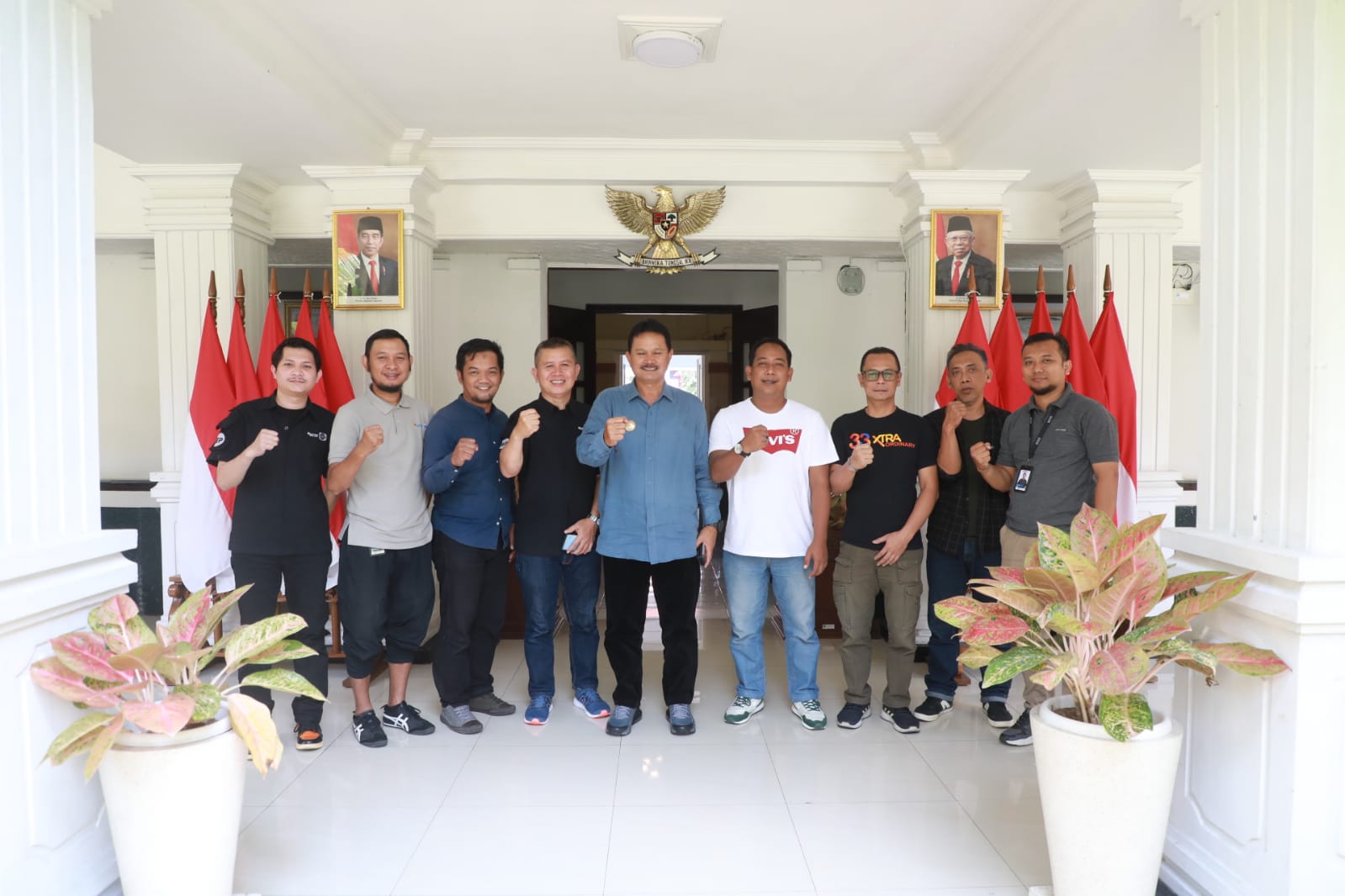 Foto 9 dari 11: Akan Gelar Event Di Kota Madiun, Tim Karnaval SCTV Audiensi Bersama Wali Kota