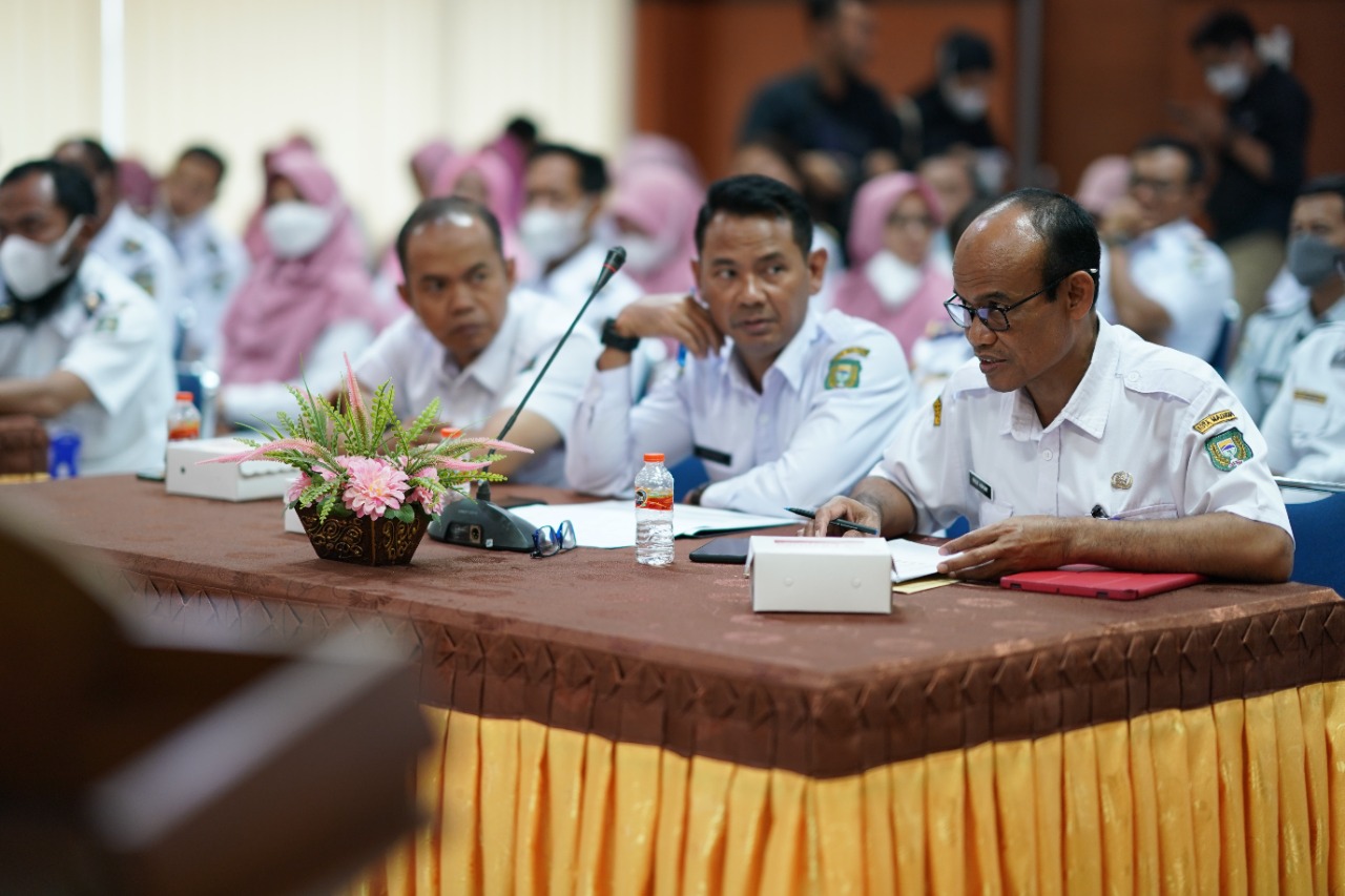 Foto 6 dari 10: Gelar Monev Pembangunan Daerah, Wali Kota Bahas Progres Sejumlah Proyek Strategis