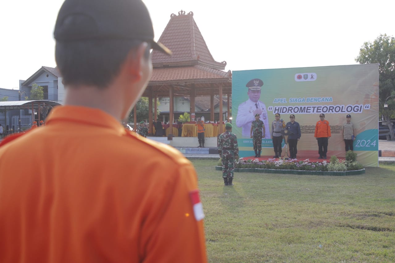 Foto 11 dari 12: Apel Siaga Bencana, Pj Wali Kota Imbau Tingkatkan Antisipasi