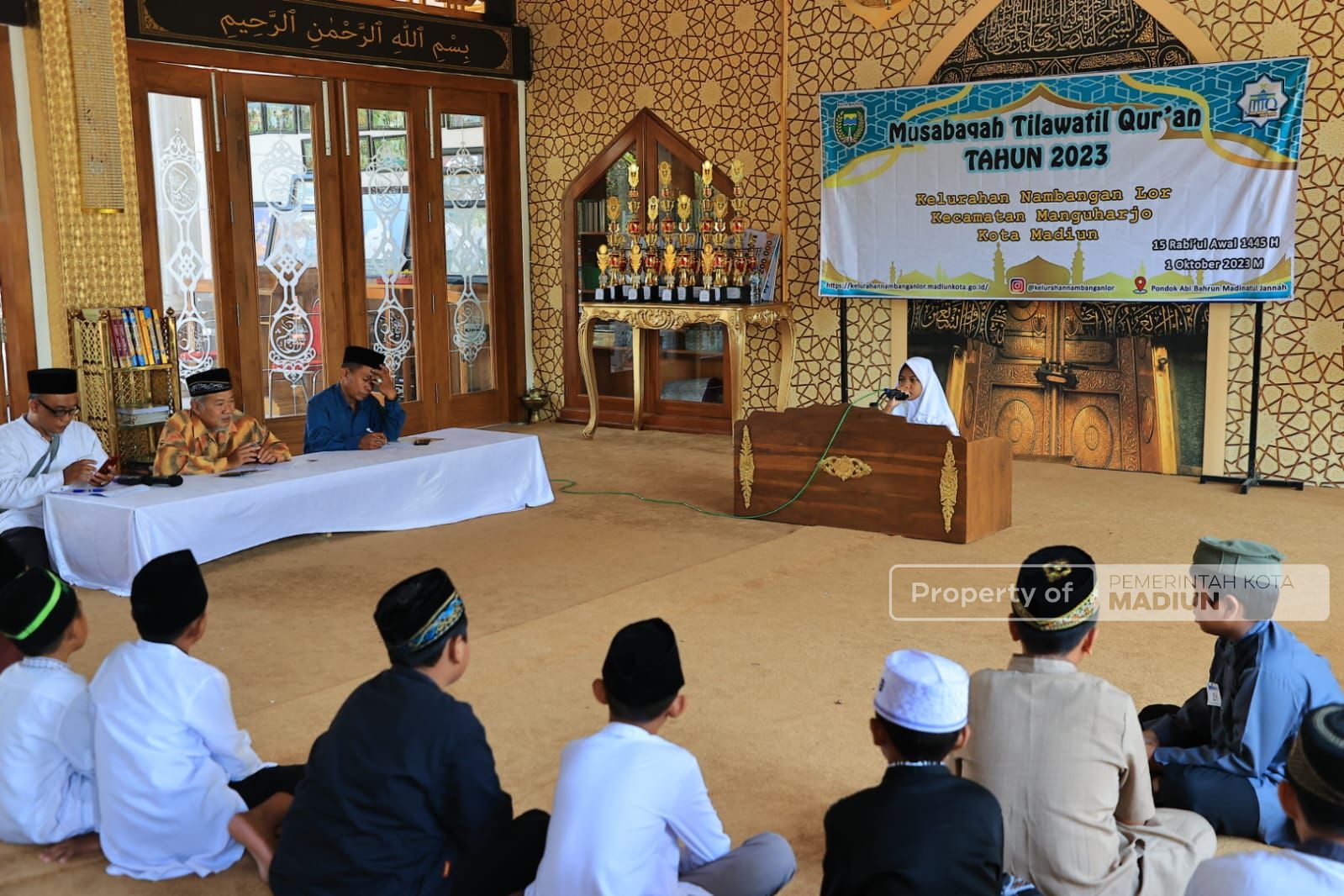 Foto 2 dari 6: Buka Lomba MTQ Nambangan Lor, Wali Kota Harap Jadi Upaya Tingkatkan Iman Dan Prestasi Anak